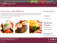 Tablet Screenshot of hythebrasserie.com